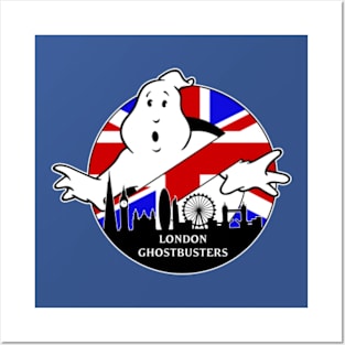 London Ghostbusters Version 3 - Union Jack Posters and Art